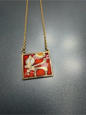 Vintage de Passille Sylvestre Modernist Pendant #3SN